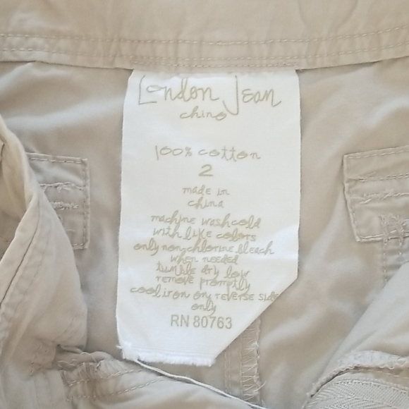 London jean chino shorts - Picture 3 of 3